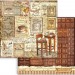 Набор бумаги для скрапбукинга Stamperia SBBL144 "COFFEE AND CHOCOLATE", 30,5х30,5 см